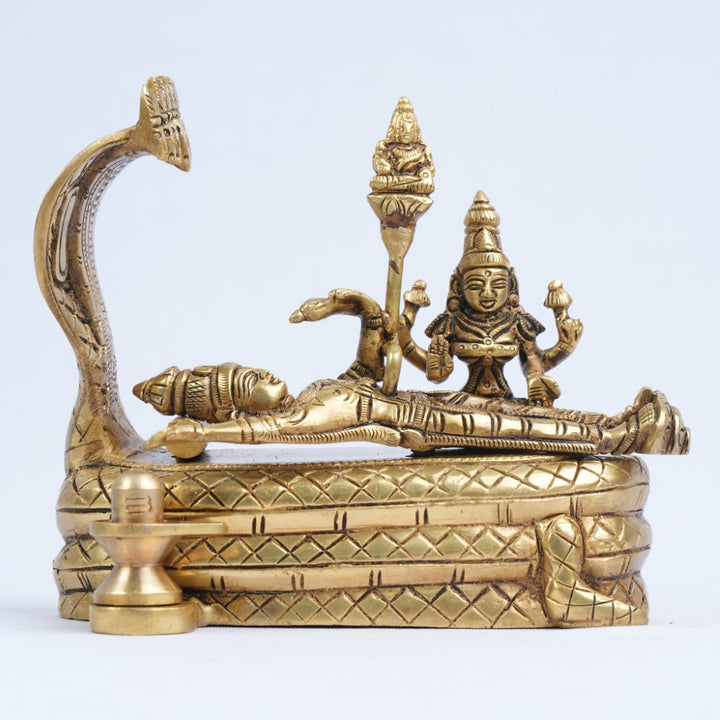 Anantha padmanabha swamy idol (1.5 Kg) Brass Ananda padmanabha swamy statue padmanabhaswamy