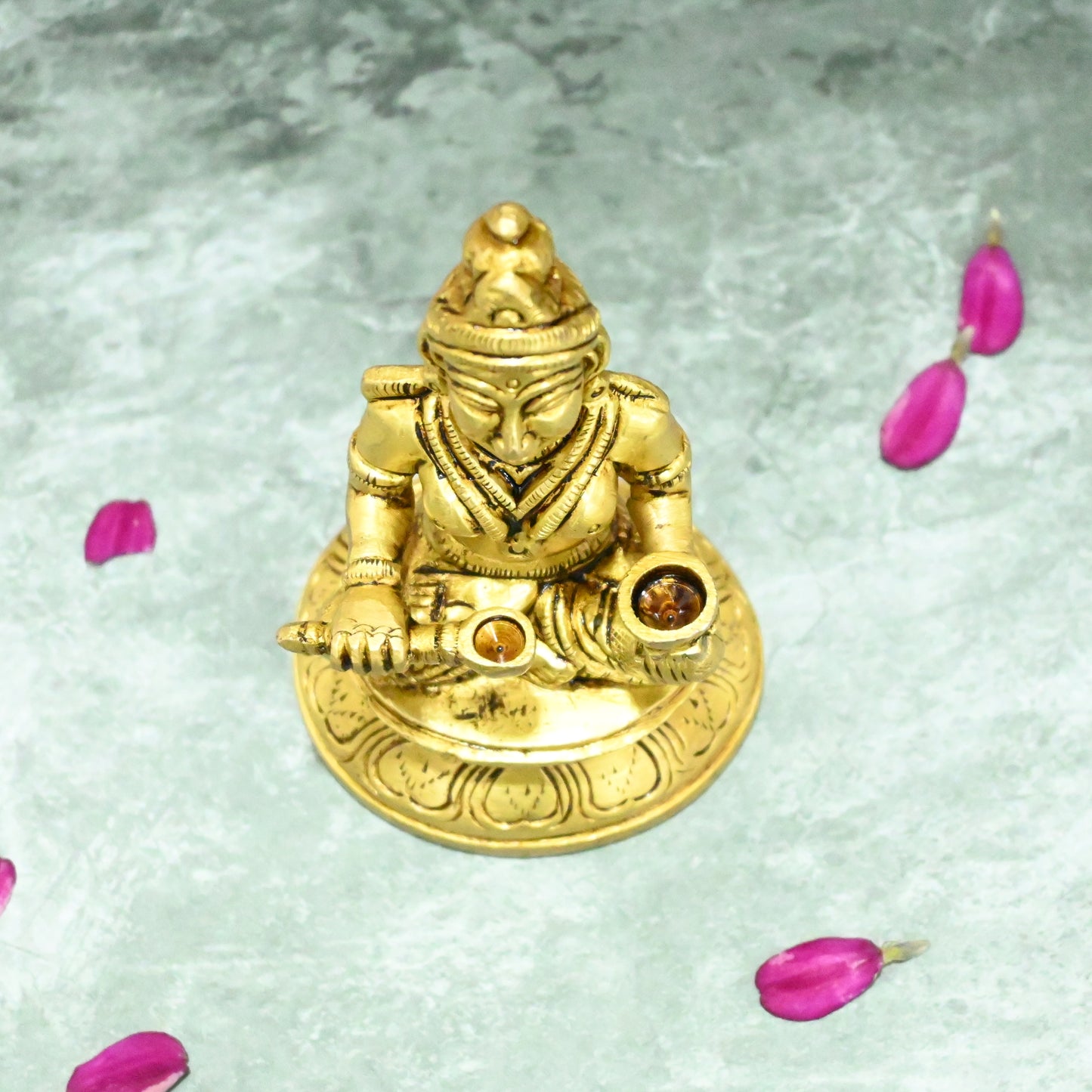 Annapurna devi murti (4 Inch) Brass annapurna devi idol small size annapoorani statue for Pooja room