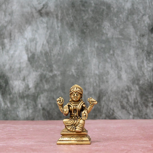 Brass Ambika Devi Small Size (3 Inch) Balambigai idol brass balambiga devi for pooja home decor goddess balambika statue