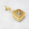 Brass Dhoop Dani with Handle Small Size (3 Inch) Dhuni stand for Pooja Decor Items Puja room Home temple