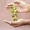 Bal krishna idol small size (5 Inch) Brass Balkrishna statue with flute (Baby Krishna) for pooja room home decor gift