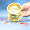 Brass Diya for puja small size (350 Grams) Single Wick heavy weight Diya for home decoration pooja (Deepak, Vilakku)