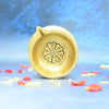 Brass Diya for puja small size (350 Grams) Single Wick heavy weight Diya for home decoration pooja (Deepak, Vilakku)