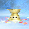 Brass Diya for puja small size (350 Grams) Single Wick heavy weight Diya for home decoration pooja (Deepak, Vilakku)