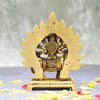 Brass Durga maa Idol small for Pooja home decor (4.5 Inch) Durga mata murti pital devi statue