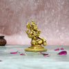 Brass Shiva Idol small size (3 Inch) Lord Shiva idol sitting for home decor car dashboard office desk puja gift