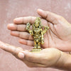 Brass Shiva Idol small size (3 Inch) Lord Shiva idol standing for home decor car dashboard office desk puja gift