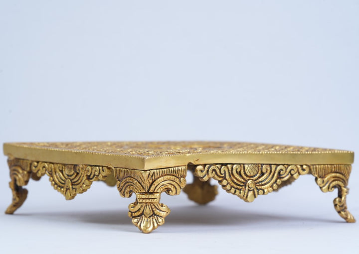 Brass chowki stool (2