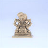 Brass ganpati idol (3.5", small) Brass ganesha statue for home decor puja room study table