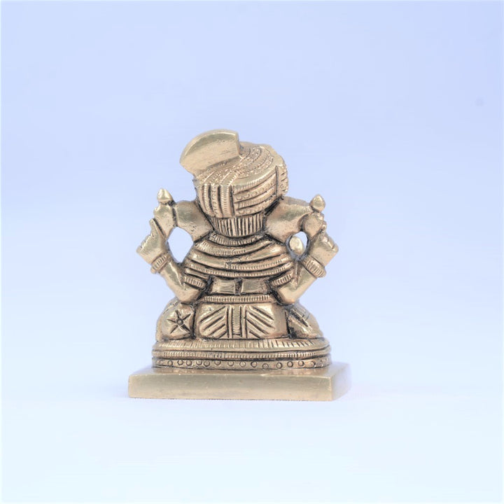 Brass ganpati idol (3.5