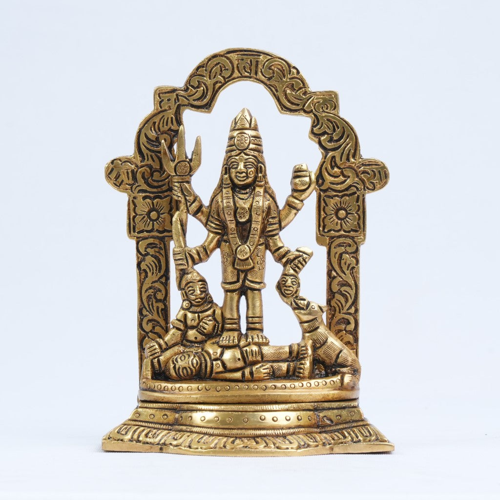 Brass kali murti (5.5 inch, 0.5 Kg) Brass kali mata idol (Kali maa, Kalika Devi)