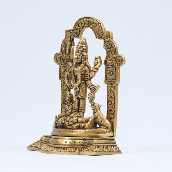 Brass kali murti (5.5 inch, 0.5 Kg) Brass kali mata idol (Kali maa, Kalika Devi)