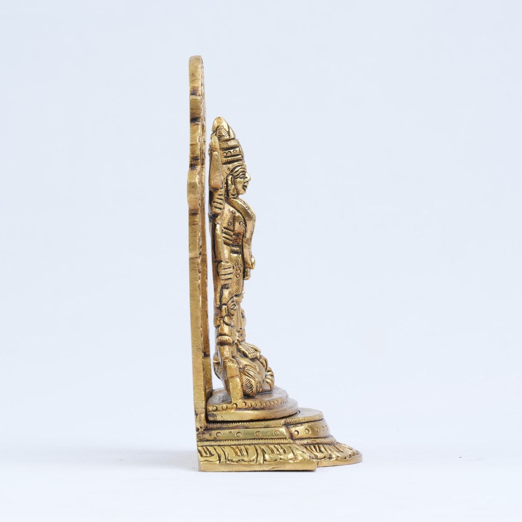 Brass kali murti (5.5 inch, 0.5 Kg) Brass kali mata idol (Kali maa, Kalika Devi)