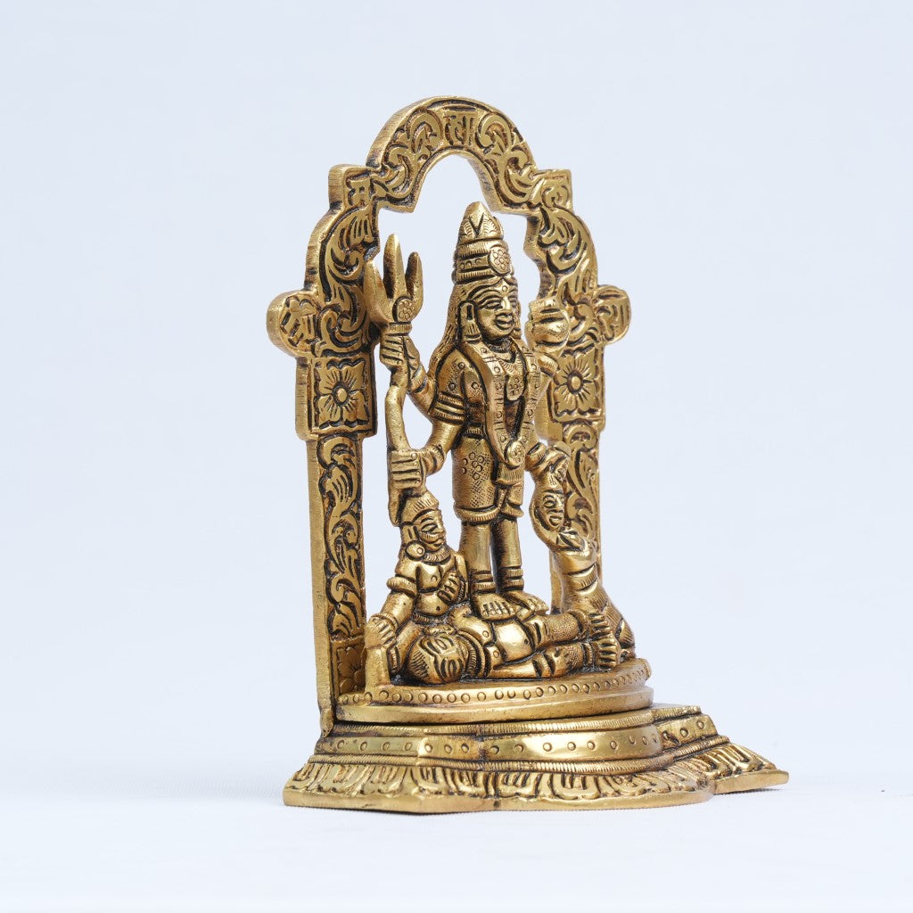 Brass kali murti (5.5 inch, 0.5 Kg) Brass kali mata idol (Kali maa, Kalika Devi)