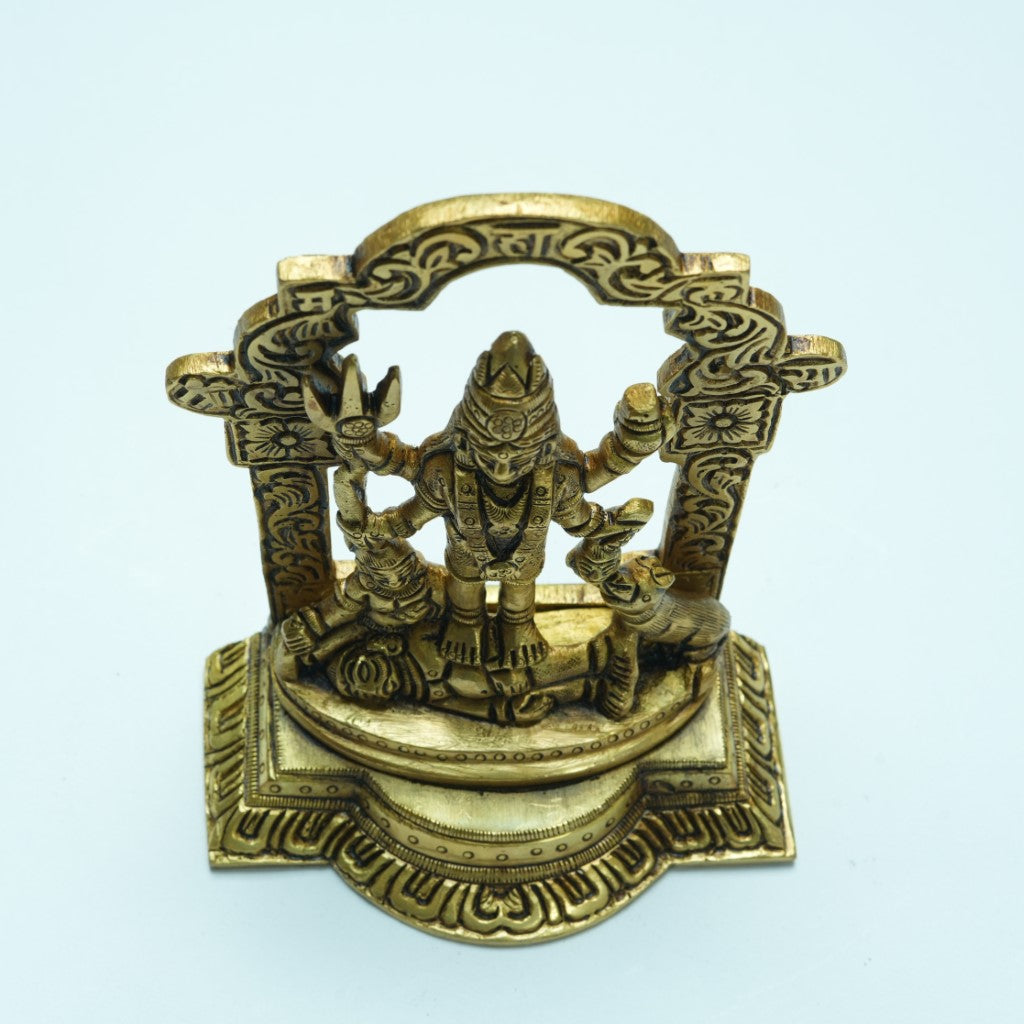 Brass kali murti (5.5 inch, 0.5 Kg) Brass kali mata idol (Kali maa, Kalika Devi)