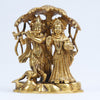 Brass radha krishna idol with tree big size (7.5 Inch, 2.5 kg) Radha krishna murti for gift home temple pooja