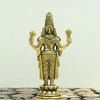 Brass tirupati balaji idol lord venkateswara swamy statue murti for puja home decor small size