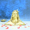 Adiyogi Shiva Brass Statue (1.1 Kg) Lord Shiv Idol Murti for Puja Home Temple Décor Pooja Mandir Living Room TV Unit Decorative Showpiece