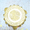 Chowki for puja brass small size (4 Inch) Brass chowki for idols pooja home decor