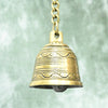 Brass Bells Wall Hanging Small Size for Pooja Mandir Room Home Temple (300 Grams) Bell House Decoration Living Room Decor Showpiece Main Entrance Door Garden