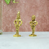 Brass Vitthal Rukmini Idol Pair Set Small Size (5") Pandharpur Lord Vitthal Rukmini Statue Murti daily Puja room Home Decor