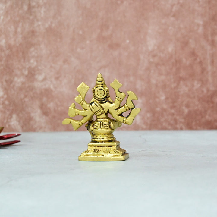 Brass Varaha Idol small size (4 Inch) Lakshmi Hayagreevar puja Murti, Hayagreeva Varaha Lakshmi Hayagrivar Statue Home Decor Pooja room