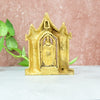 Brass Balaji Idol standing with Tirupati Temple small size (6.5 Inch) Home Decor Office Table Shop Puja Pooja