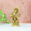 Drishti ganapathi idol (9") Brass Drishti ganesha for entrance to home door house