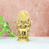 Drishti ganapathi idol (9") Brass Drishti ganesha for entrance to home door house