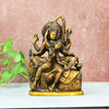 Brass Shiv Parvati Idol big size (11 Inch) Shiva Parwati Dancing Statue Home Decor Showpiece Gift Tv Unit Living room