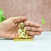 Swami Samarth Brass Murti Small Size (2.3 Inch) Shri Samartha Statue Idol for Home Office Temple Mandir Puja Room