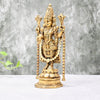 Brass Tirupati Balaji Idol Big size (11 Inch) Lord Venkateshwara Swamy Standing Statue Murti for pooja home decor