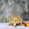 Brass Tortoise Vastu Vishnu Dashavatar Statue with Shree Yantra on Base Big Size (5.5 Kg) Vasthu Idol Lord Vishnu