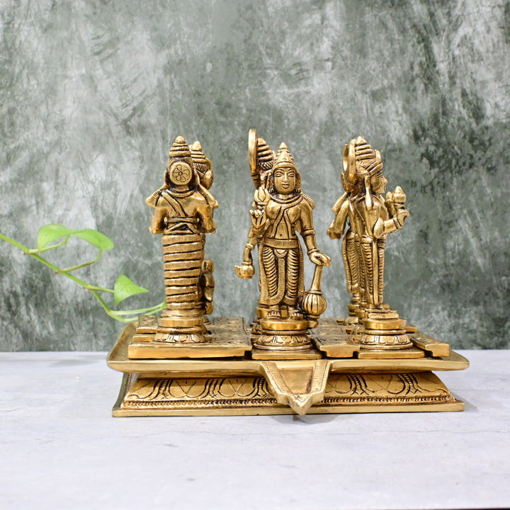 Navagraha brass idols set (6.6 Kg) Navagrah idols set made in brass with base for Home decor Vastu Pooja