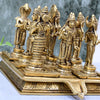 Navagraha brass idols set (6.6 Kg) Navagrah idols set made in brass with base for Home decor Vastu Pooja