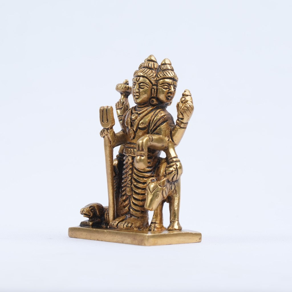 Dattatreya brass idol (4 Inch height) Datta murti brass for home decor puja room