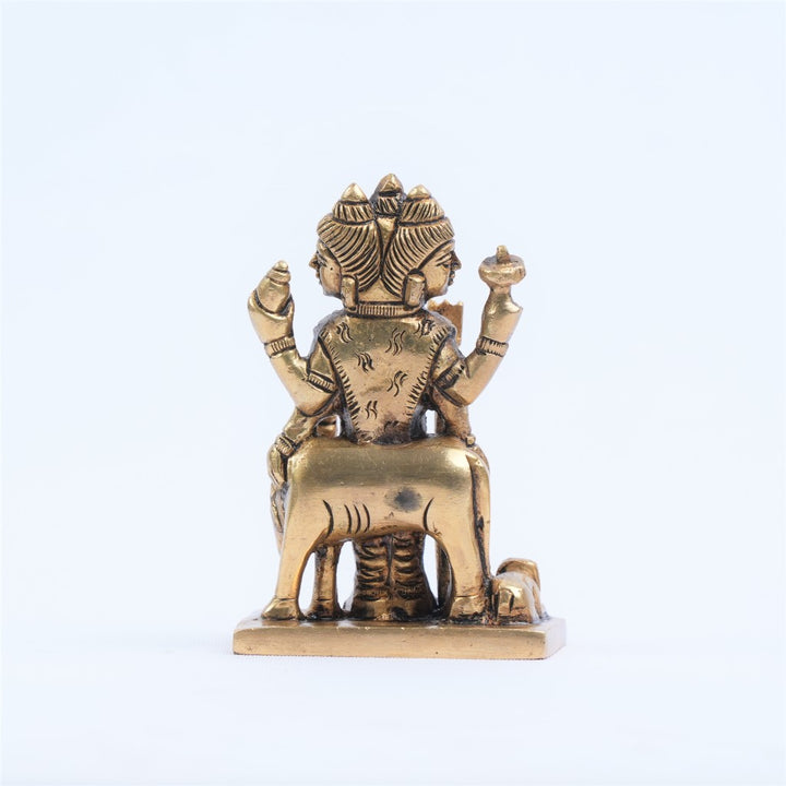 Dattatreya brass idol (4 Inch height) Datta murti brass for home decor puja room