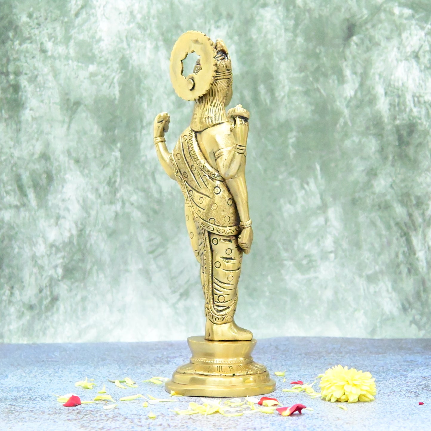 Dhanvantari murti brass big size for puja home decor (12 Inch) Brass Dhanvantari Idol aka. Dhanwantari