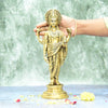 Dhanvantari murti brass big size for puja home decor (12 Inch) Brass Dhanvantari Idol aka. Dhanwantari