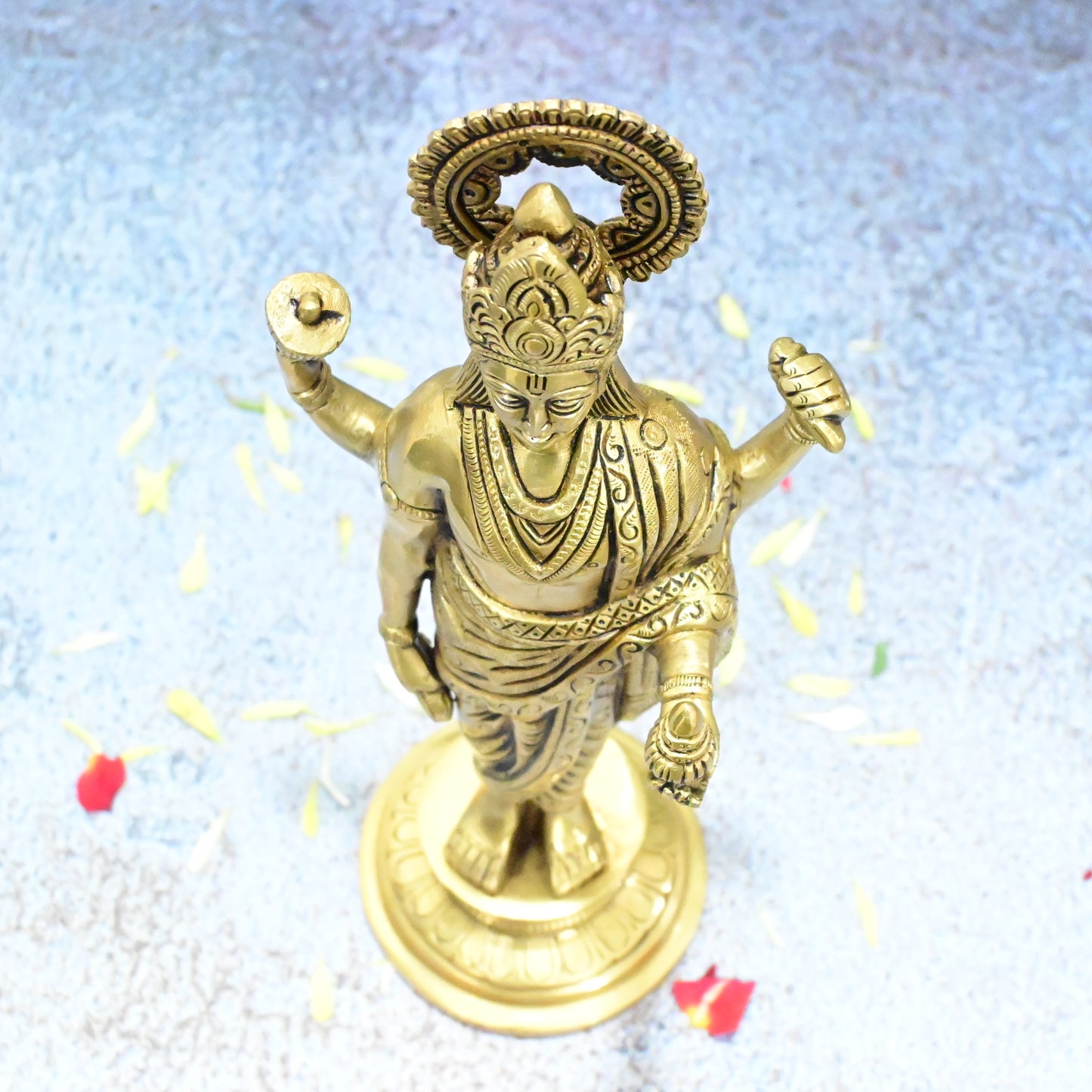 Dhanvantari murti brass big size for puja home decor (12 Inch) Brass Dhanvantari Idol aka. Dhanwantari