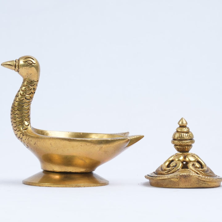 Dhoop stand brass (4 Inch, 0.7 Kg) Dhoop dani for puja home decor Dhoop batti