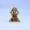 Ganesha and Lakshmi Brass Idols for Puja (3 Inch) Lakshmi ganesh murti for Diwali