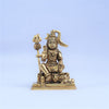 Lord Shiva Idol small for desk (4 Inch, 600 Grams) Brass Shiva god Statue sitting for pooja room