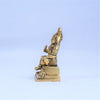 Lord Shiva Idol small for desk (4 Inch, 600 Grams) Brass Shiva god Statue sitting for pooja room