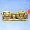 Lord jagannath idol brass (2.5 Inch) brass jagannath murti puri jagannath subhadra and balram brass idols