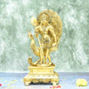 Murugan brass statue big size (12 Inch, 4 Kg) Lord Murugan idol for home decor pooja [Karthikeyan, Kumaraswamy]