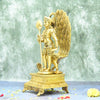 Murugan brass statue big size (12 Inch, 4 Kg) Lord Murugan idol for home decor pooja [Karthikeyan, Kumaraswamy]