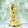 Murugan brass statue big size (12 Inch, 4 Kg) Lord Murugan idol for home decor pooja [Karthikeyan, Kumaraswamy]