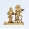 Radha krishna murti small size (4.5 Inch, 0.6 kg) Brass radha krishna idol for puja home decor