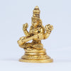 Saraswati murti brass small size (3") Saraswati idol for study table home pooja room